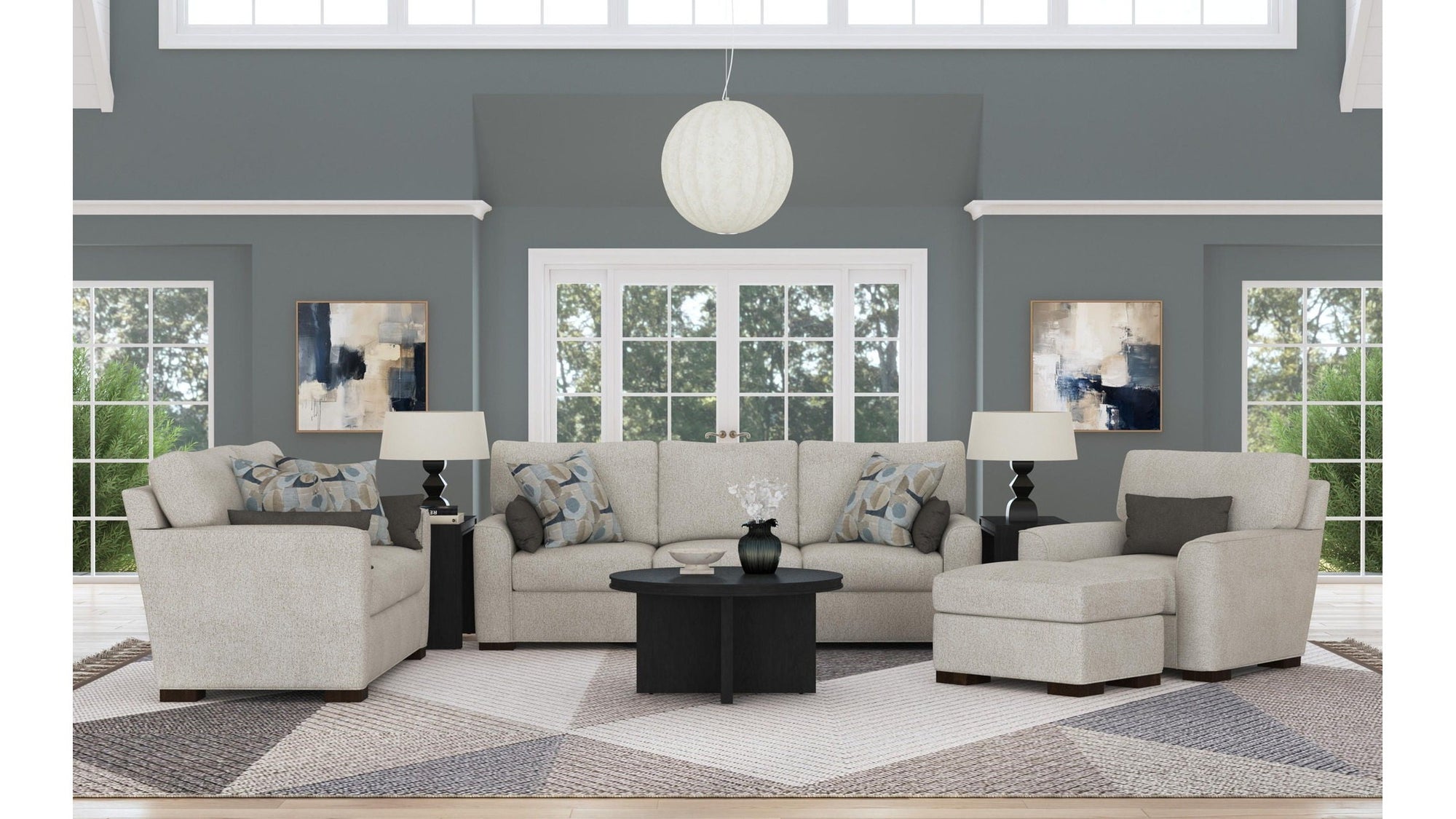 Jasper - Fabric Stationary Sofa