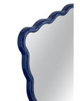 Camellia - Rectangle Wall Mirror - Blue