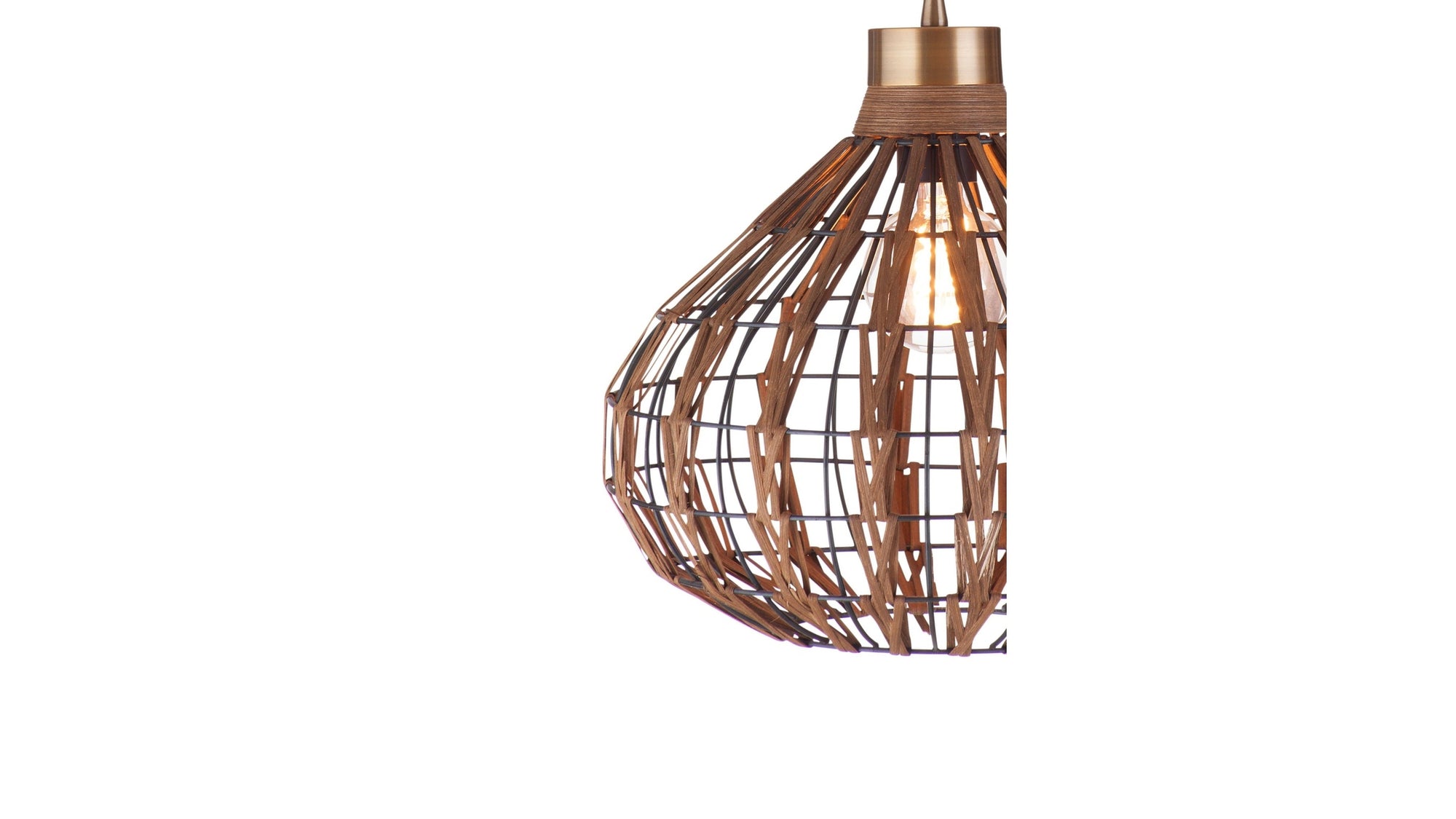 Pepper - Moon Pendant - Brown