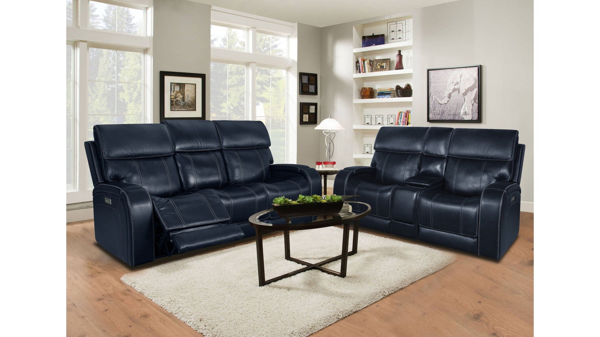 Glenwood - Sofa - Recliner With Power And Power Headrest And Lumbar