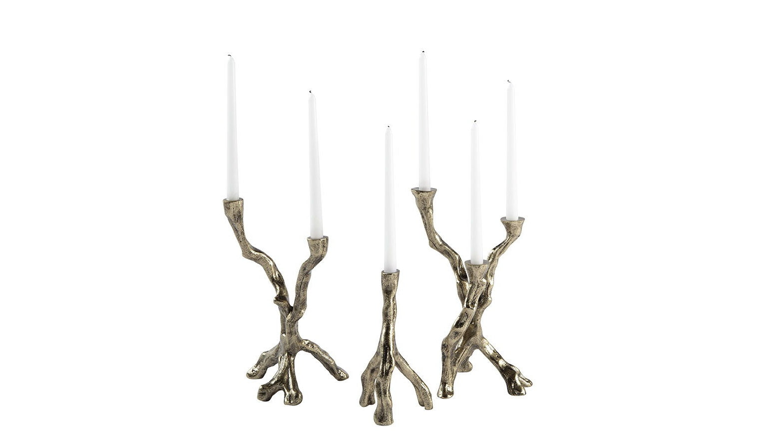 Tina - Candle Holder Trio Set of 3 - Bronze