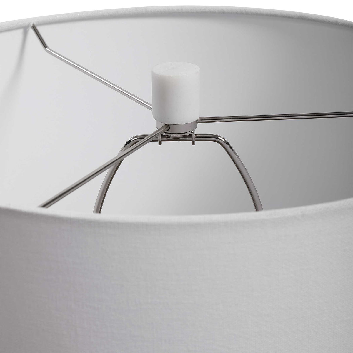 Tanali - Modern Table Lamp - White &amp; Gray