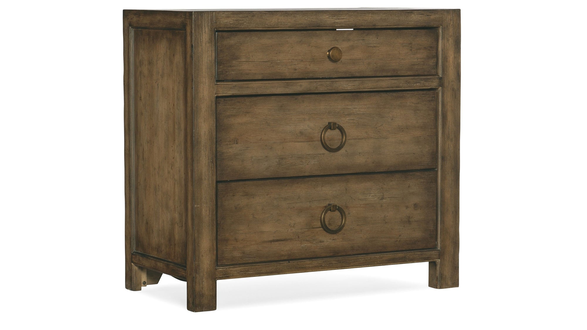 Sundance - 3-Drawer Nightstand - Dark Brown