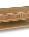 Newbury Ribbed Drawer Cocktail Table