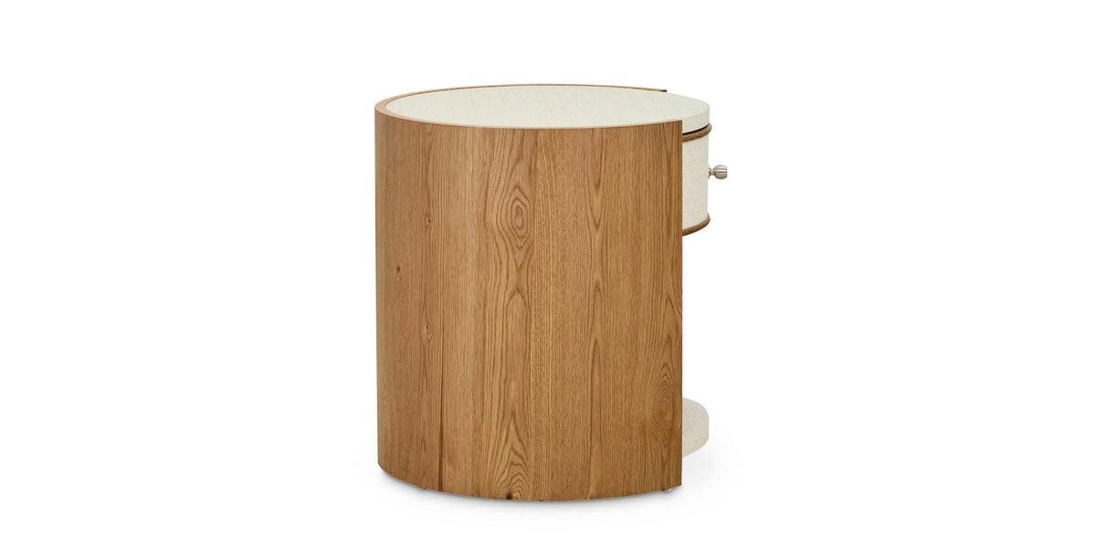 Newbury Round Open Front End Table