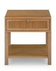 Newbury Ribbed Drawer End Table