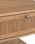 Newbury Ribbed Drawer End Table