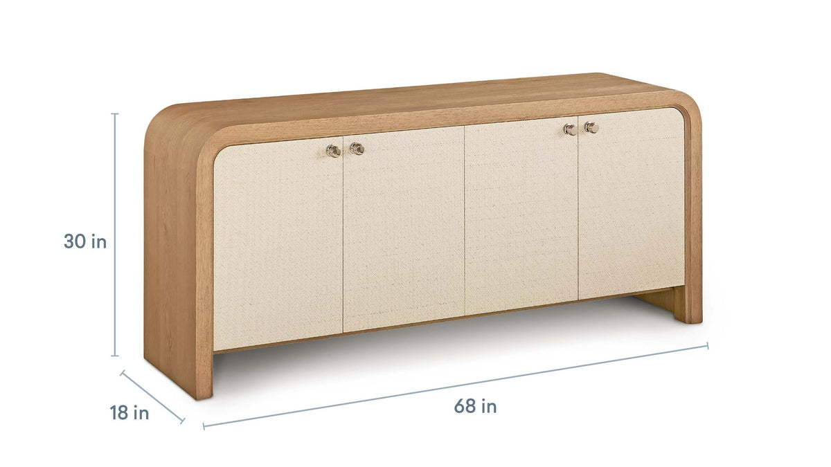 Newbury 4 Door Arched Credenza