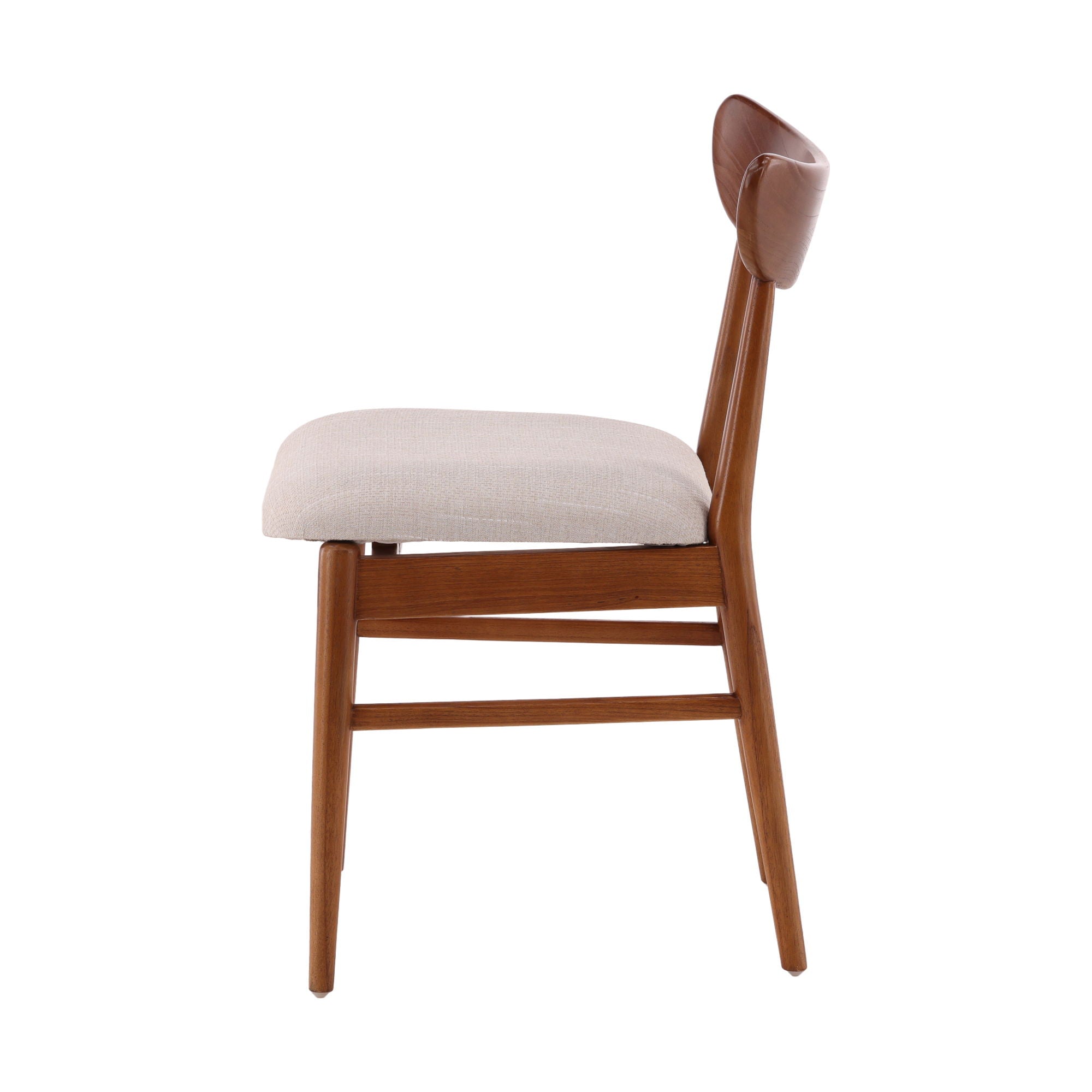 Johnson - Side Chair - Light Brown / Beige