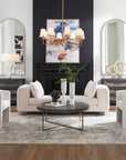 Repose - Oversized Ivory Bench