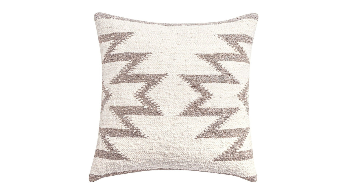 Maguey - Handwoven Square Pillow - Natural / Tan