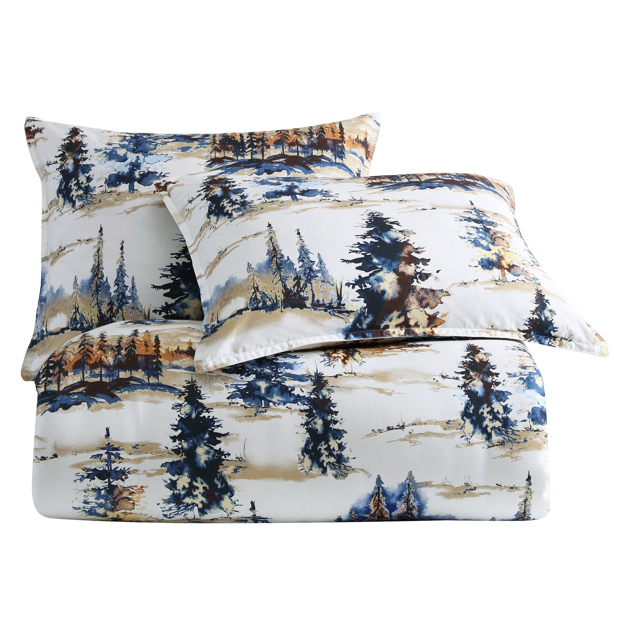 Acadia - Twin Reversible Comforter Set (Set of 2) - Copper
