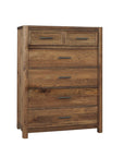Crafted Oak - Chest 5 Drawers
