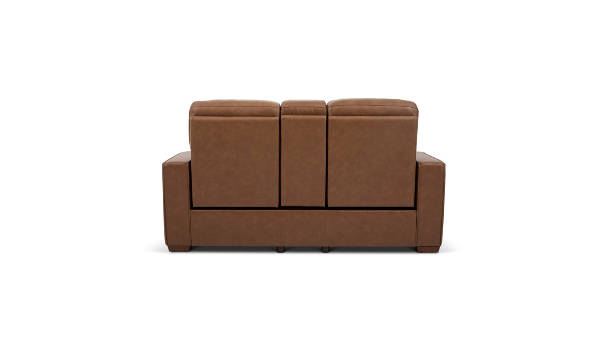 Dutch - Power Reclining Loveseat With Console, Power Headrest &amp; Lumbar