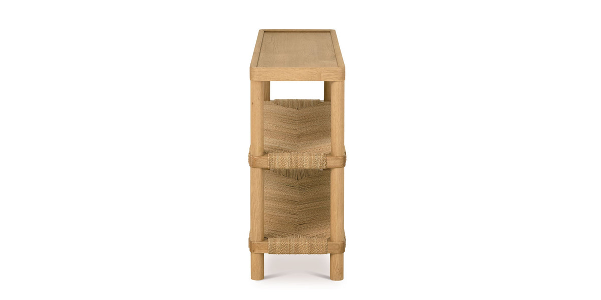 Montauk Woven Console Table