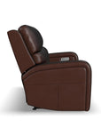 Oasis - Power Reclining Sofa With Power Headrests, Lumbar, Heat & Massage