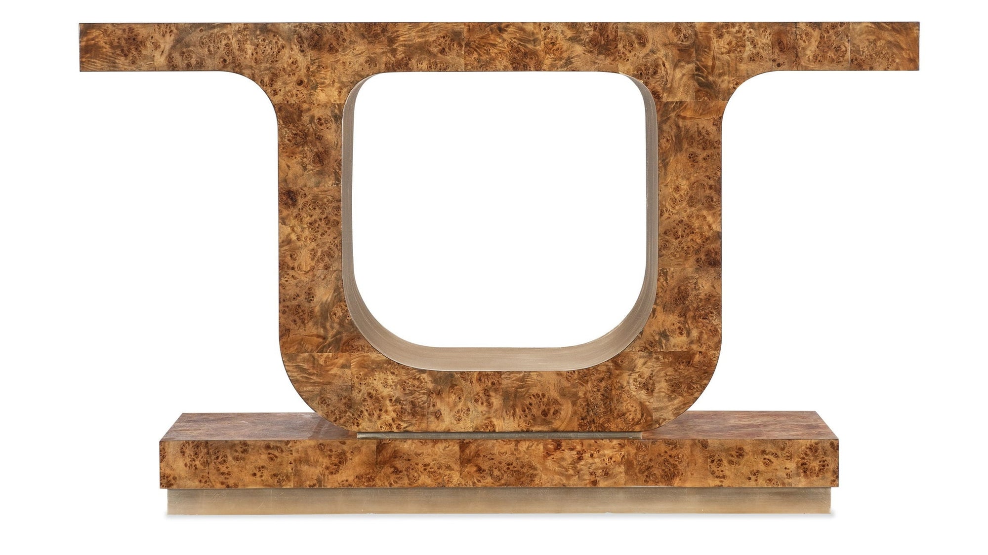Melange - Burlesque Console Table - Light Brown