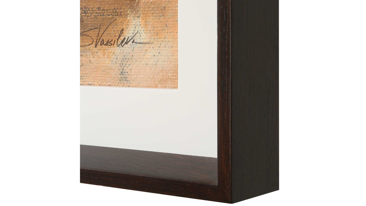 Cinnamon Shore - Framed Prints (Set of 2) - Dark Brown