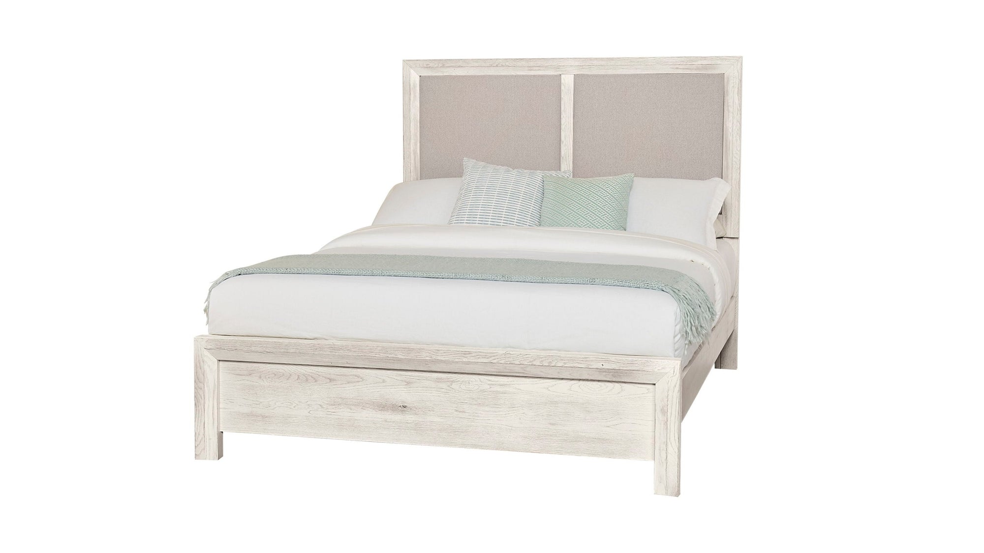 Custom Express - Upholstered Bed - Pebble Grey
