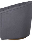 Cuthbert - Modern Swivel Chair - Dark Gray