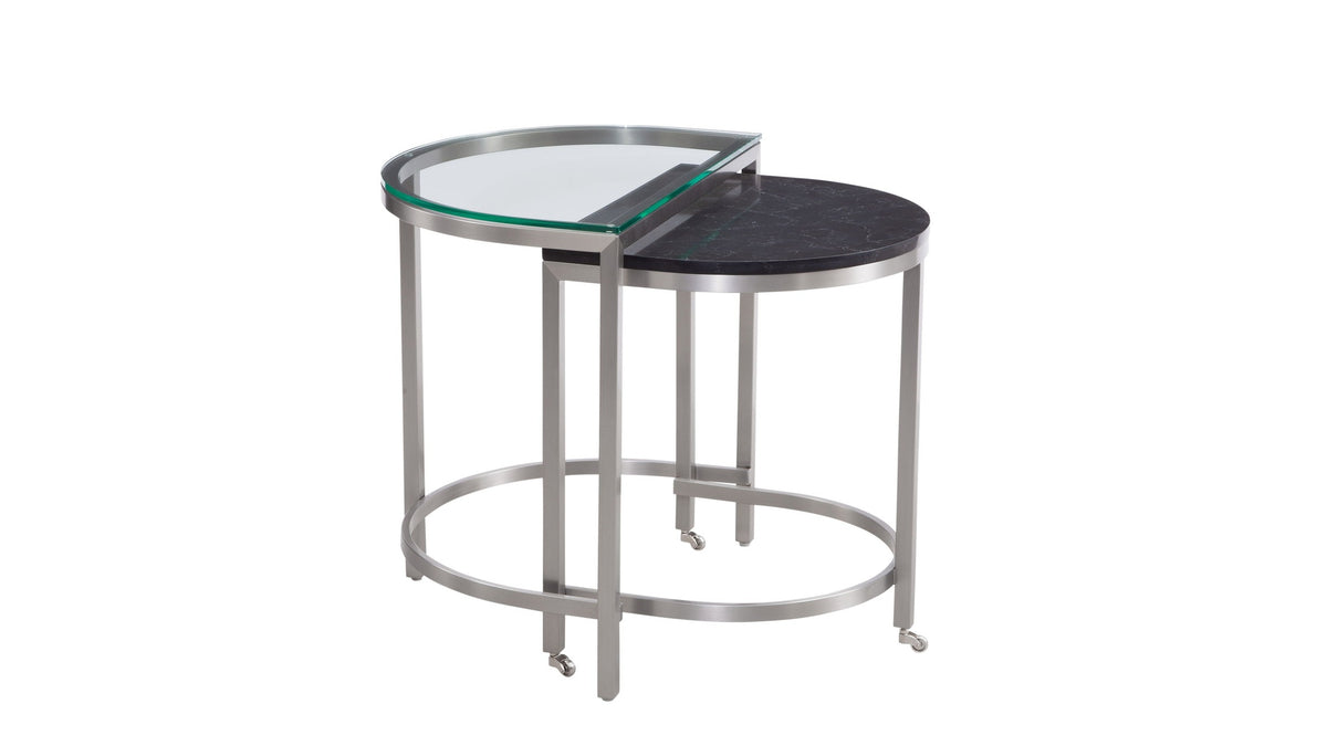Hensley - Bunching End Table - Silver