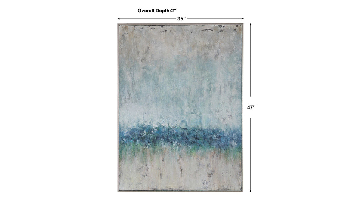 Tidal Wave - Abstract Art - Blue