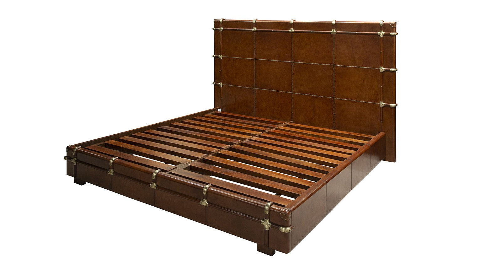Gentlemen's - King Bed - Dark Brown