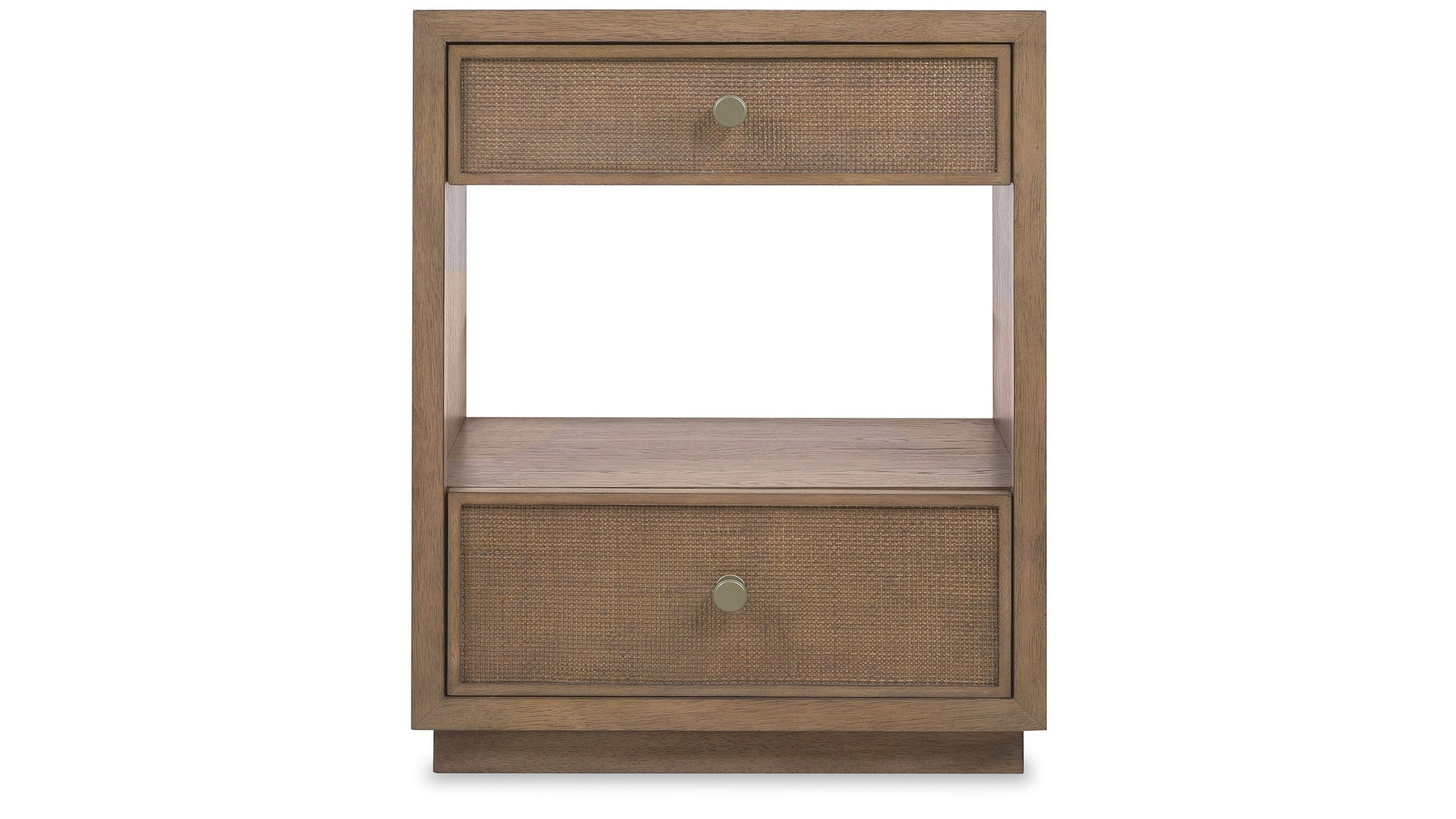 Sonnet - Two-Drawer Nightstand - Dark Gray