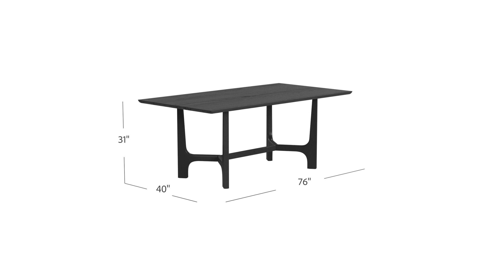 Dunnigan - Dining Table - Black