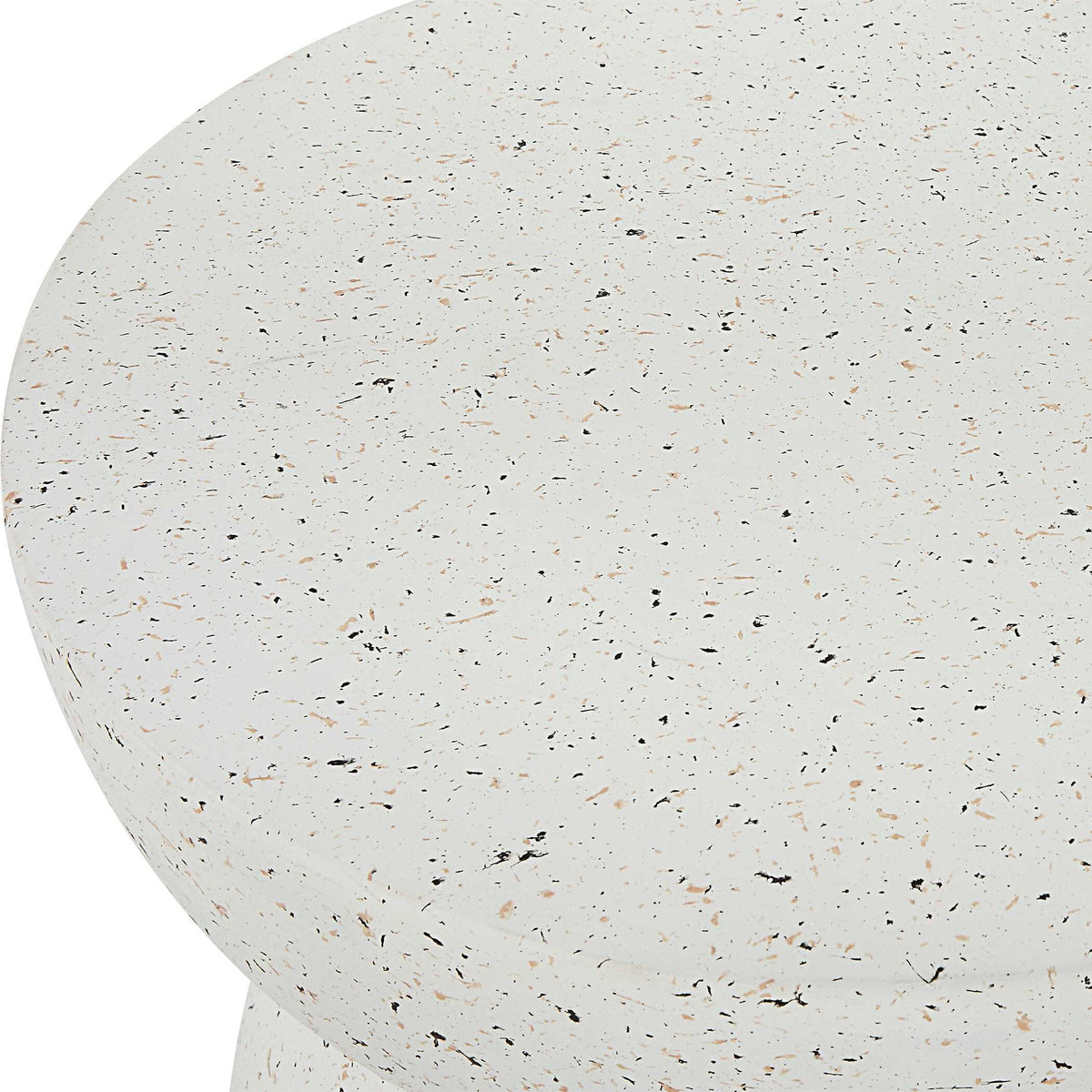 Inhale - Cast Accent Table - White