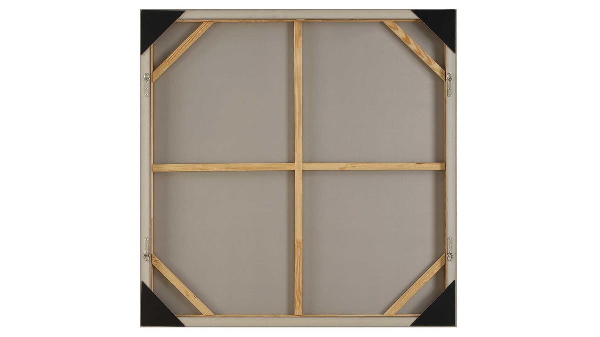 Embark - Hand Painted Abstract Canvas - Black / Brown / Gray / Woodtone