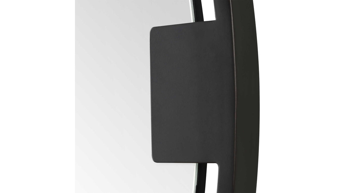 Cornelia - Black Round Mirror