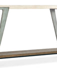 Commerce And Market - Boomerang Console Table - White