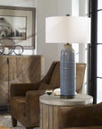 Vicente - Slate Table Lamp - Blue