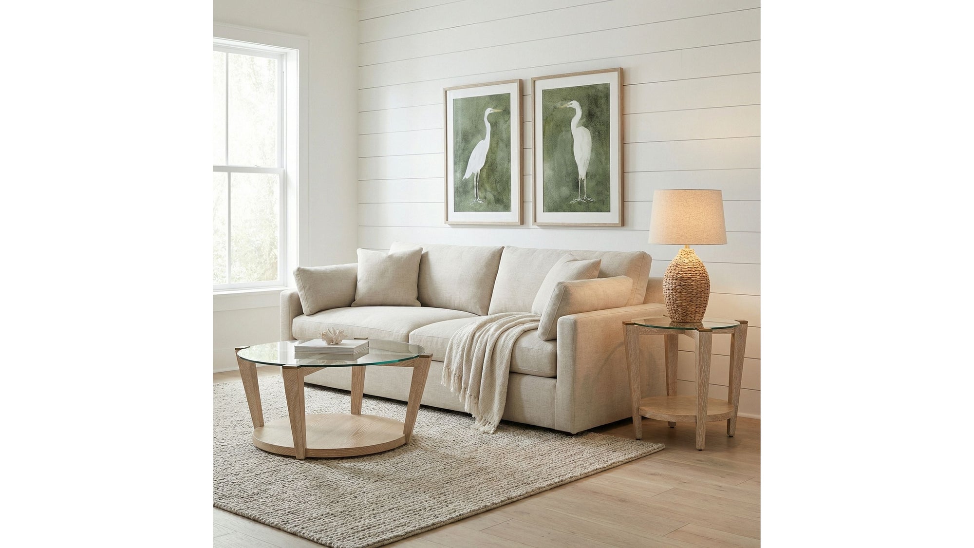 Dunes - Cocktail Table - Bleached Oak