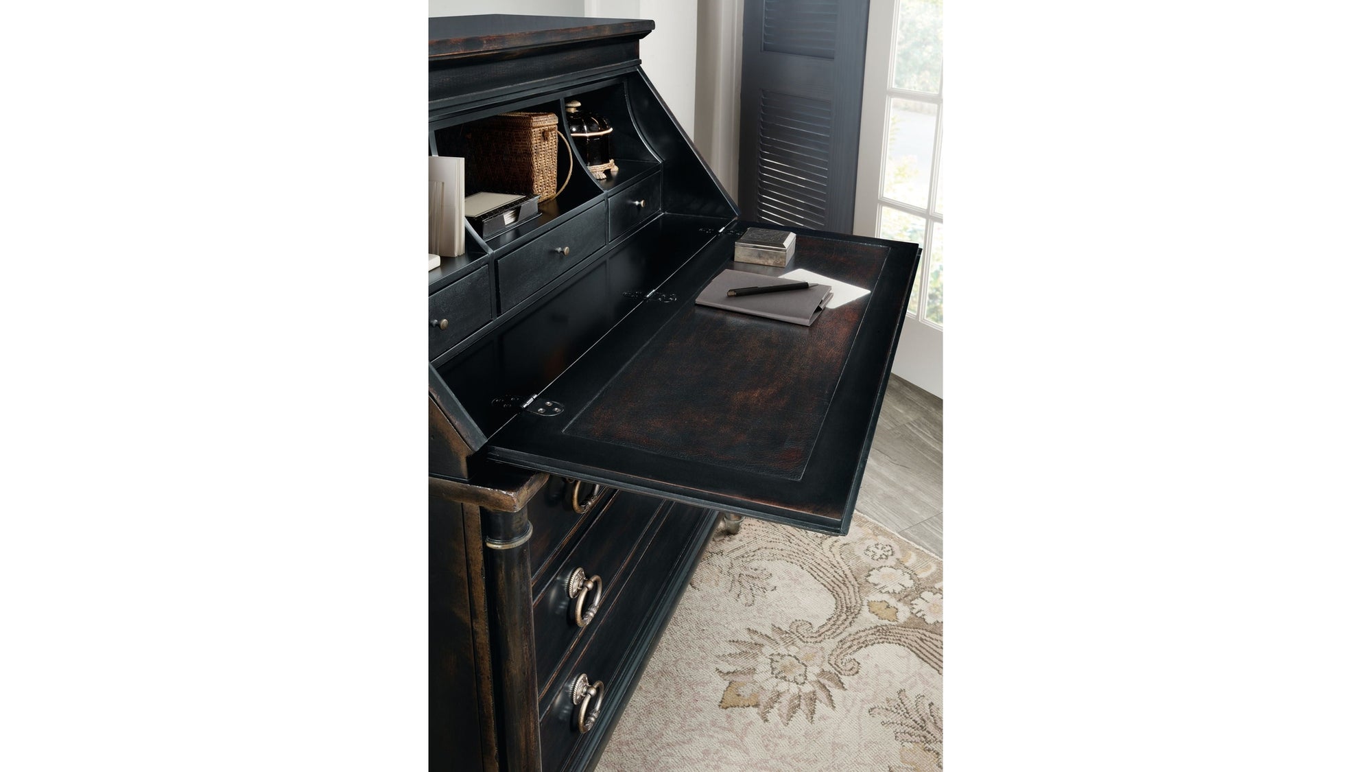 Charleston - Secretary - Black