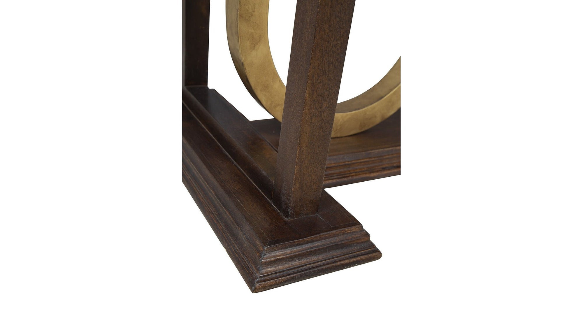 Everly - Console - Dark Brown / Gold