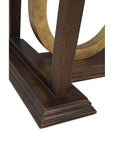 Everly - Console - Dark Brown / Gold