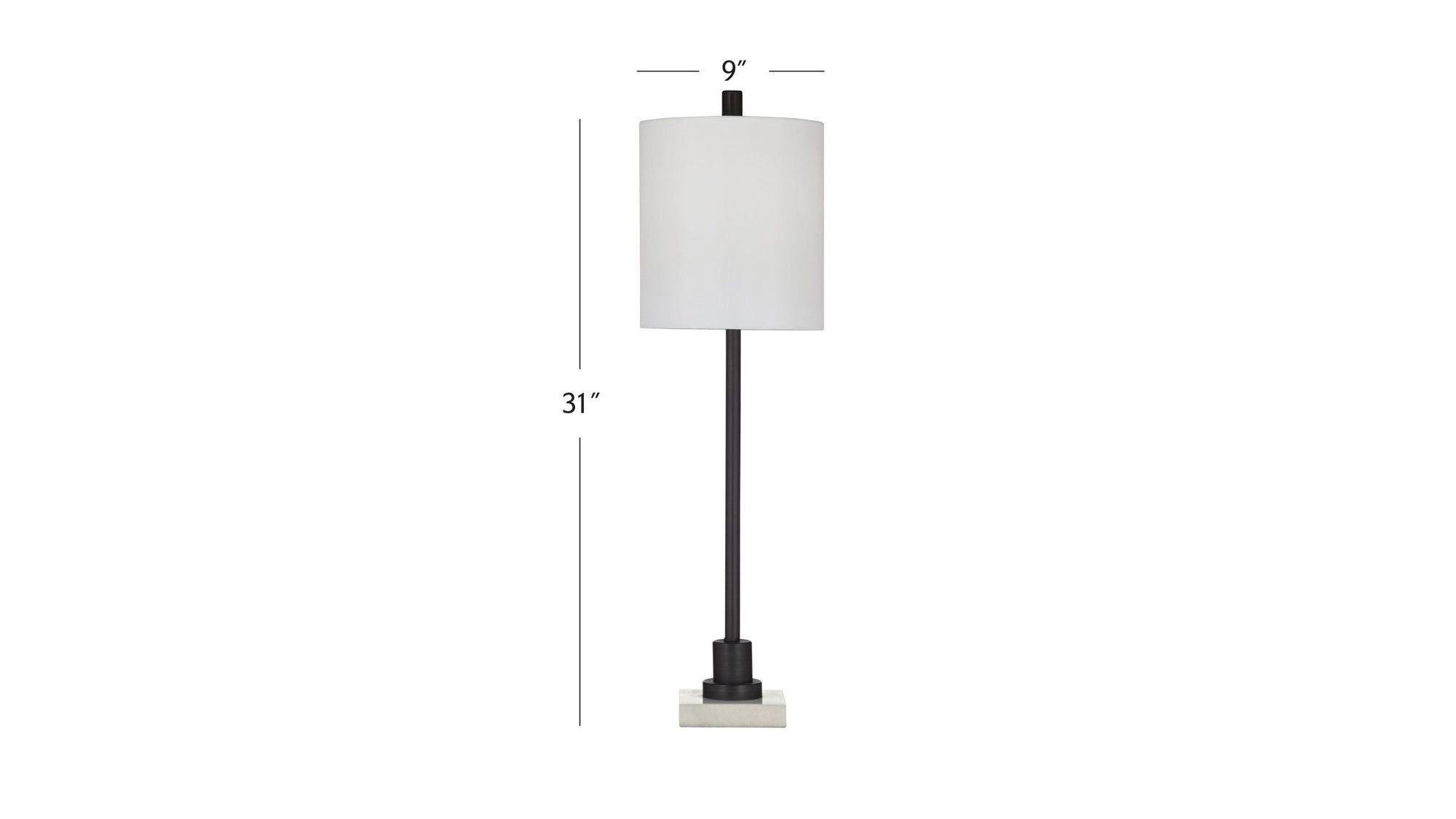 Jess - Table Lamp - Black