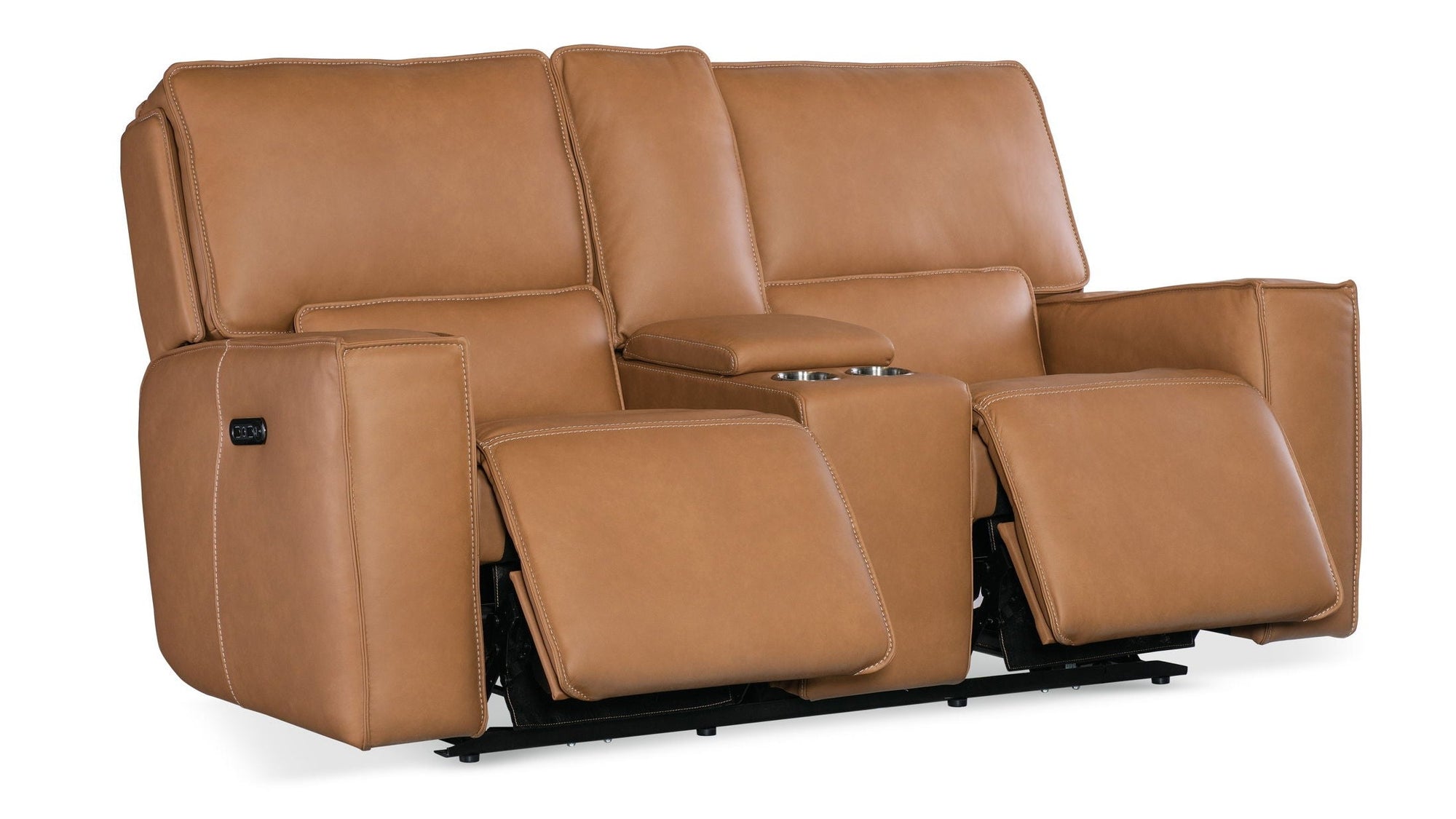 MS - Miles Zero Gravity Console Loveseat With Power Recline & Power Headrest