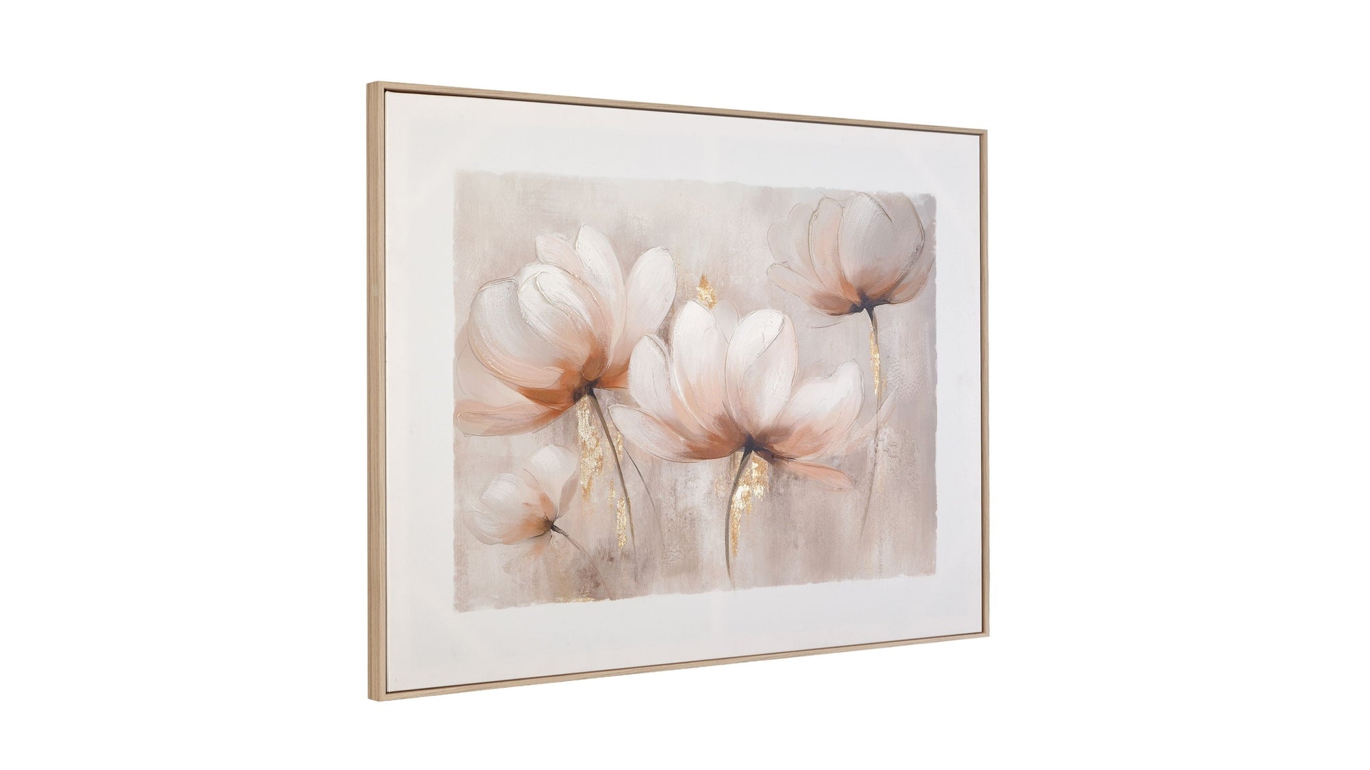 Blush Magnolia II Framed Canvas - Pink