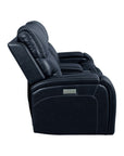 Glenwood - Power Console Loveseat-Recliner With Power And Power Headrest And Lumbar Layflat
