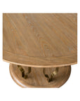 Ryder - Dining Table - Chestnut Elm / Antique Brass