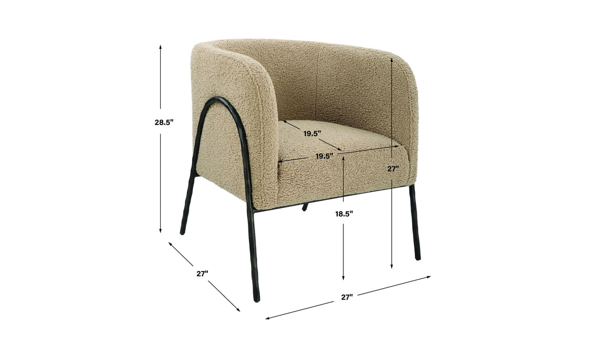Jacobsen - Shearling Accent Chair