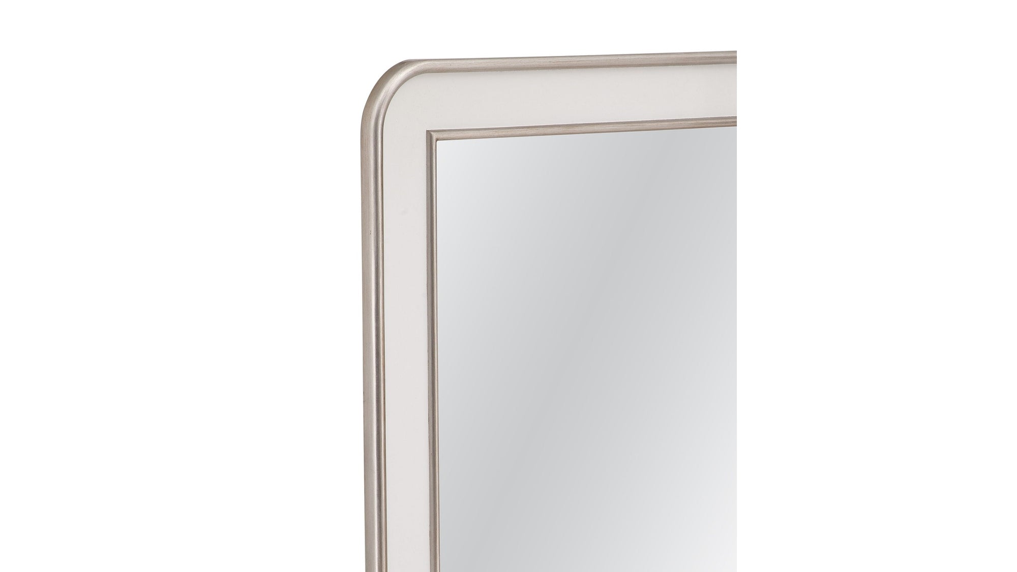 Meadow Place - Wall Mirror - White / Silver