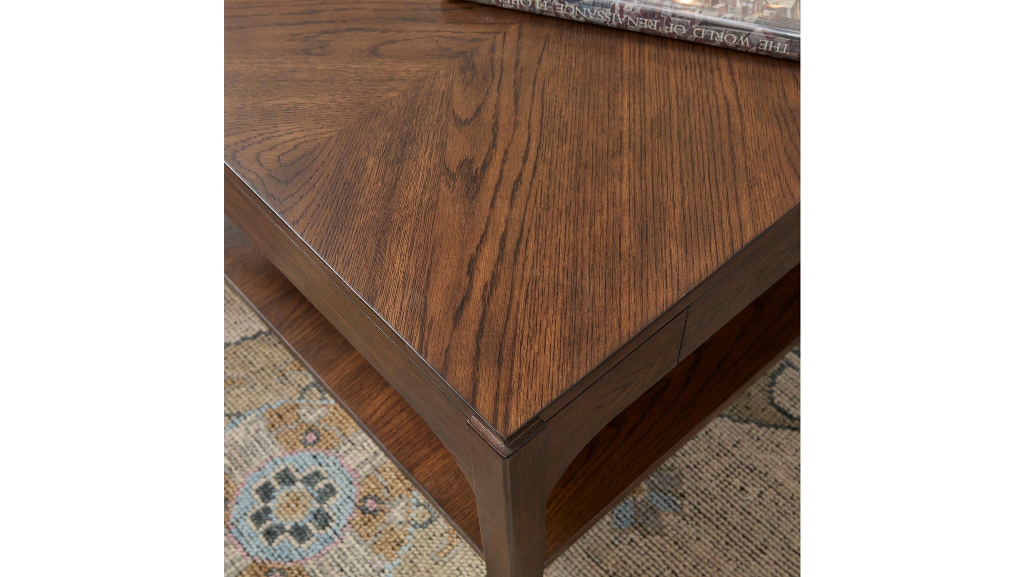 Sylvie - Rectangular Coffee Table - Dark Brown