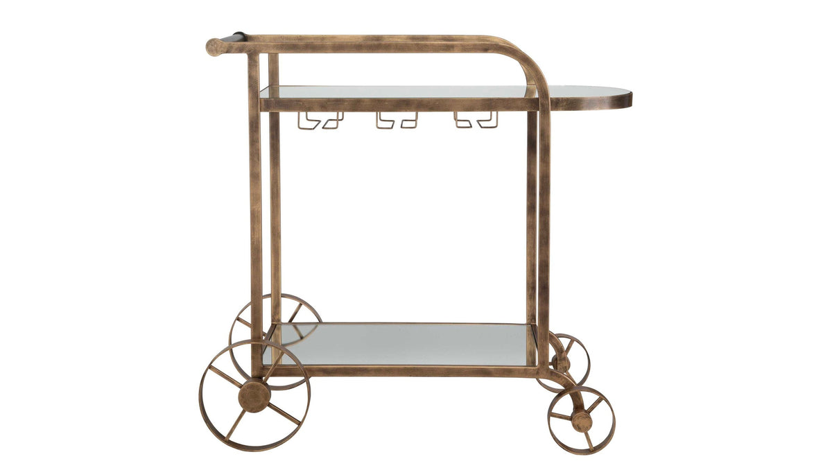 Carrinho - Antique Bar Cart - Brass