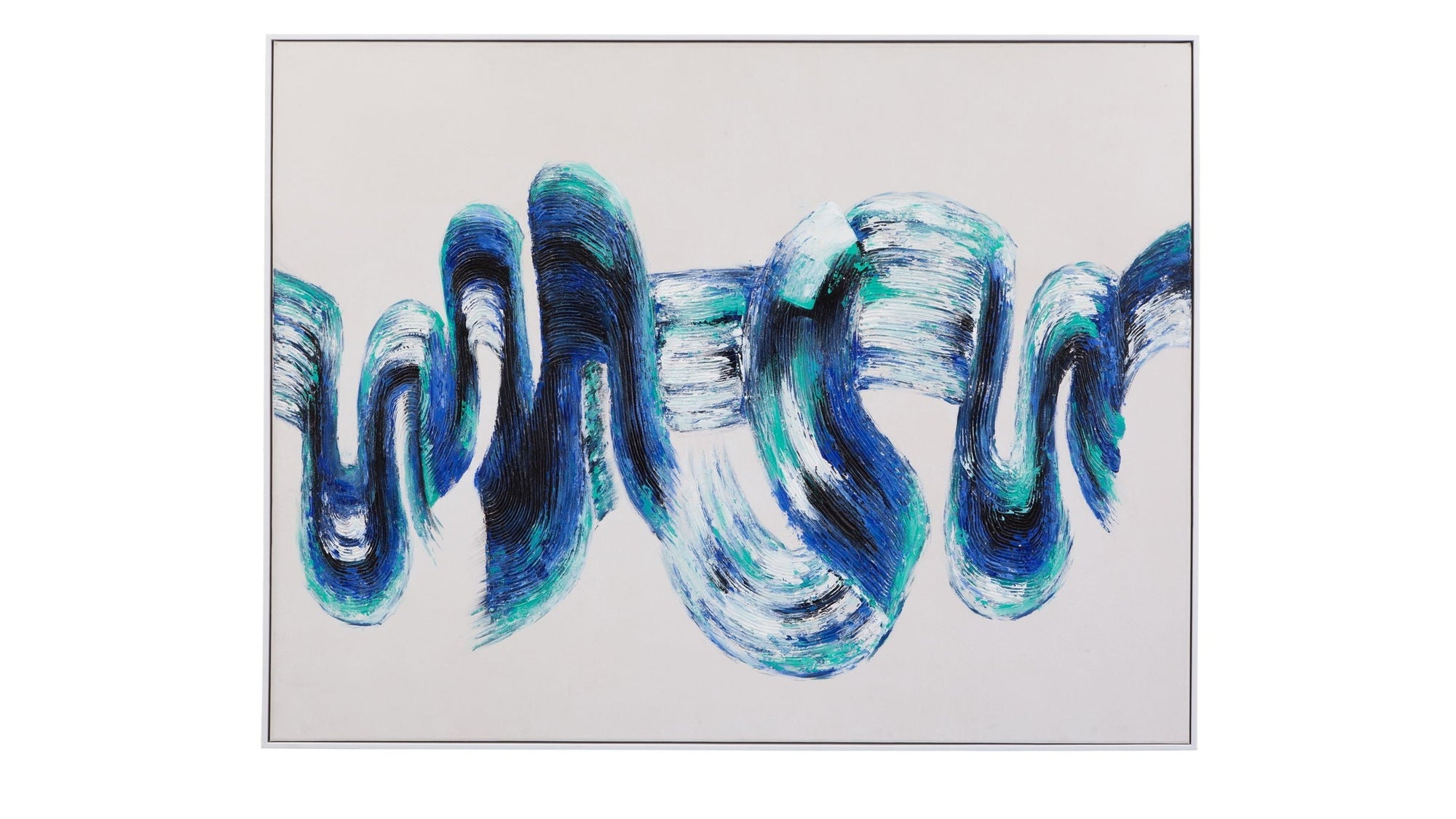 In Motion Canvas Art - White