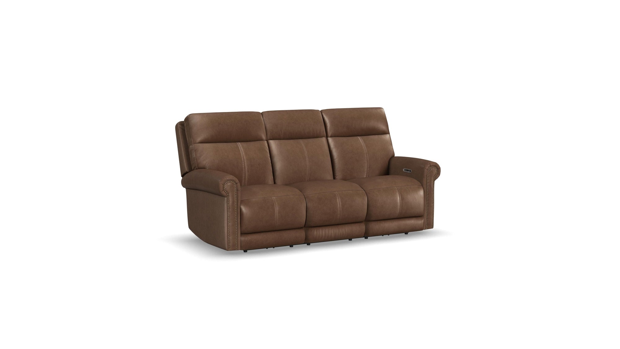 Alexander - Power Reclining Sofa With Console, Power Headrest &amp; Lumbar