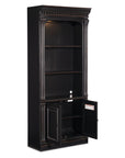 Telluride - Bunching Bookcase With Doors - Black